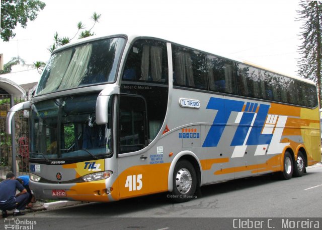 TIL Transportes Coletivos 415 na cidade de São Paulo, São Paulo, Brasil, por Cleber C.  Moreira. Número da foto: #5722598.