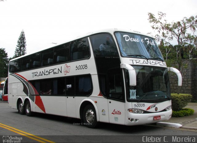 Transpen Transporte Coletivo e Encomendas 30008 na cidade de São Paulo, São Paulo, Brasil, por Cleber C.  Moreira. Número da foto: #5722820.