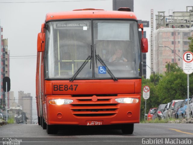 Transporte Coletivo Glória BE847 na cidade de Curitiba, Paraná, Brasil, por Gabriel Machado. ID da foto: 5723296.