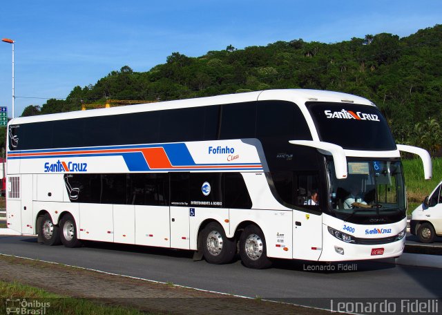 VUSC - Viação União Santa Cruz 3400 na cidade de Balneário Camboriú, Santa Catarina, Brasil, por Leonardo Fidelli. Número da foto: #5721849.