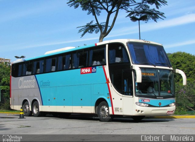 Empresa de Ônibus Nossa Senhora da Penha 36002 na cidade de São Paulo, São Paulo, Brasil, por Cleber C.  Moreira. ID da foto: 5722778.