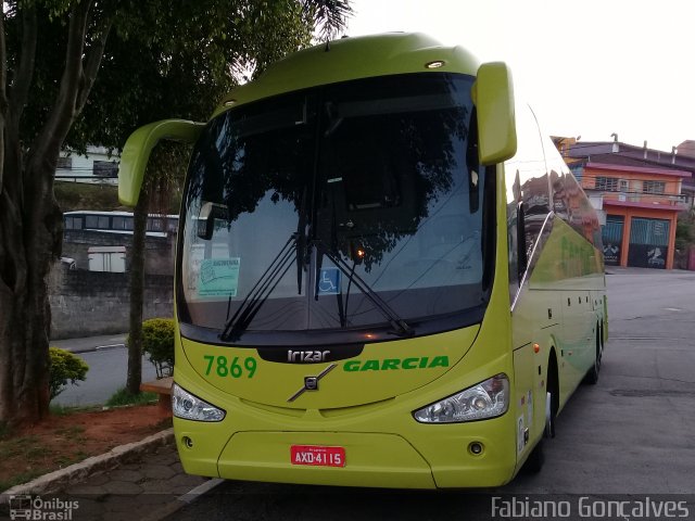 Viação Garcia 7869 na cidade de Itapecerica da Serra, São Paulo, Brasil, por Fabiano Gonçalves. ID da foto: 5722855.