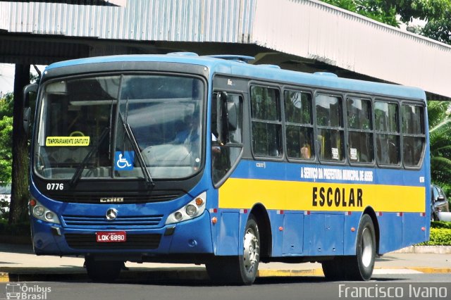 Oswaldo Brambilla Transporte Coletivo 0776 na cidade de Assis, São Paulo, Brasil, por Francisco Ivano. Número da foto: #5726122.