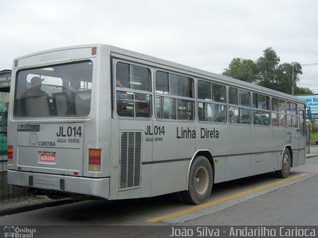 Auto Viação Água Verde JL014 na cidade de Curitiba, Paraná, Brasil, por João Silva. ID da foto: 5724943.