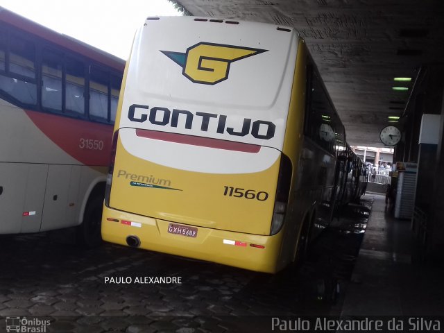 Empresa Gontijo de Transportes 11560 na cidade de Belo Horizonte, Minas Gerais, Brasil, por Paulo Alexandre da Silva. ID da foto: 5725237.