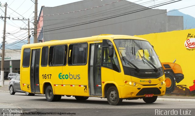 Ecobus 1617 na cidade de São Sebastião, São Paulo, Brasil, por Ricardo Luiz. Número da foto: #5725960.