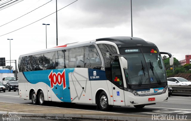 Auto Viação 1001 RJ 108.1091 na cidade de São Paulo, São Paulo, Brasil, por Ricardo Luiz. Número da foto: #5725868.