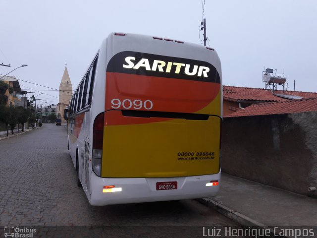Saritur - Santa Rita Transporte Urbano e Rodoviário 9090 na cidade de Piedade dos Gerais, Minas Gerais, Brasil, por Luiz Henrique Campos. Número da foto: #5776591.