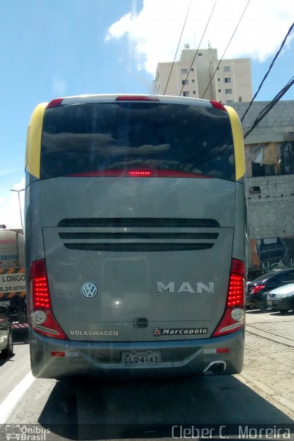 Volkswagen Ônibus e Caminhões - MAN Latin America 4143 na cidade de São Paulo, São Paulo, Brasil, por Cleber C.  Moreira. ID da foto: 5776827.