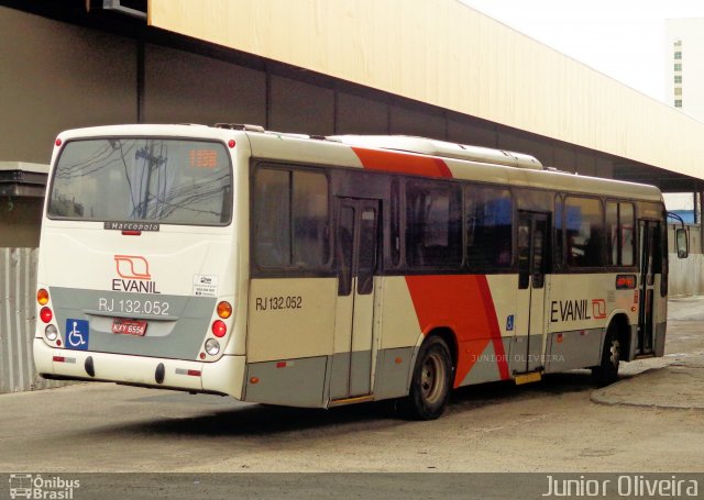 Evanil Transportes e Turismo RJ 132.052 na cidade de Niterói, Rio de Janeiro, Brasil, por Júnior Oliveira. ID da foto: 5776670.