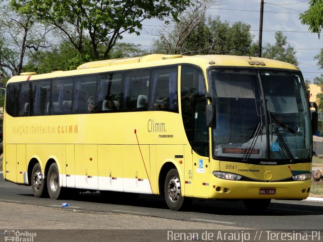 Viação Itapemirim 8841 na cidade de Teresina, Piauí, Brasil, por Renan de Araújo. ID da foto: 5776767.