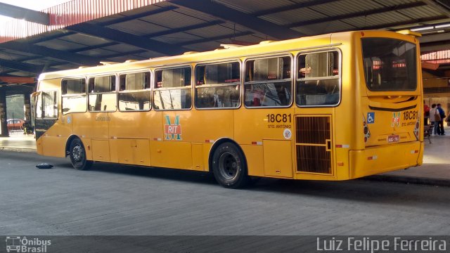 Auto Viação Santo Antônio 18C81 na cidade de Colombo, Paraná, Brasil, por Luiz Felipe Ferreira. Número da foto: #5776018.