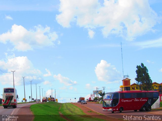 Expresso São Luiz 6960 na cidade de Rondonópolis, Mato Grosso, Brasil, por Stefano  Rodrigues dos Santos. ID da foto: 5776682.