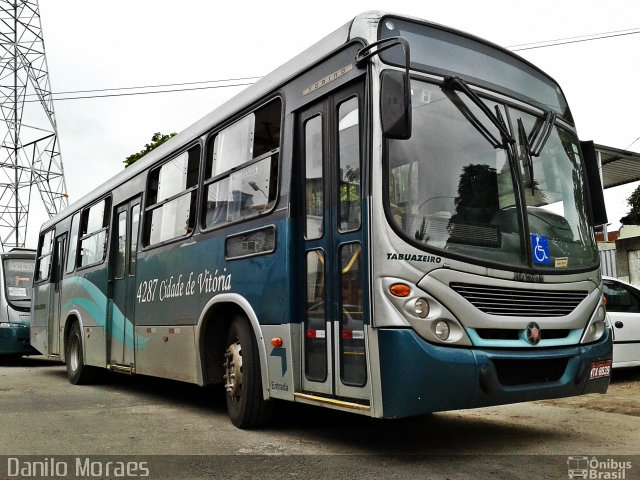 Viação Tabuazeiro 4287 na cidade de Vitória, Espírito Santo, Brasil, por Danilo Moraes. Número da foto: #5797932.