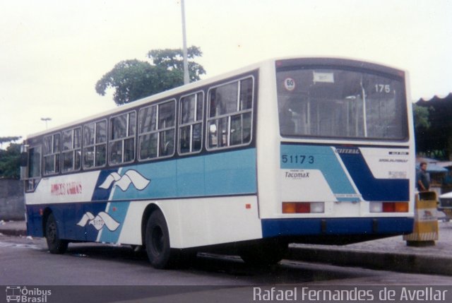 Transportes Amigos Unidos 51173 na cidade de Rio de Janeiro, Rio de Janeiro, Brasil, por Rafael Fernandes de Avellar. Número da foto: #5797980.