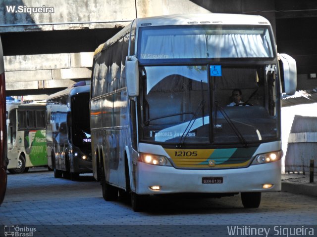 Empresa Gontijo de Transportes 12105 na cidade de Belo Horizonte, Minas Gerais, Brasil, por Whitiney Siqueira. ID da foto: 5796910.