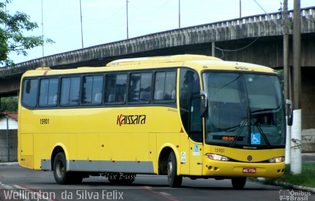 Kaissara - Viação Caiçara 15901 na cidade de Vitória, Espírito Santo, Brasil, por Wellington  da Silva Felix. ID da foto: 5797935.