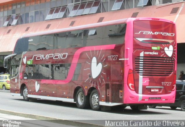 Viação Sampaio 11727 na cidade de Rio de Janeiro, Rio de Janeiro, Brasil, por Marcelo Candido de Oliveira. Número da foto: #5797615.