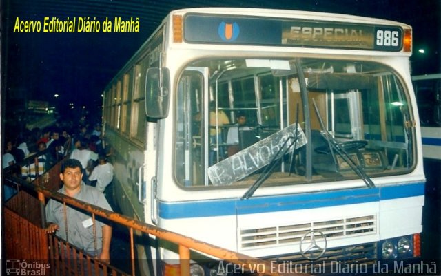 Transurb EBTU 986 na cidade de Goiânia, Goiás, Brasil, por Carlos Júnior. Número da foto: #5797583.
