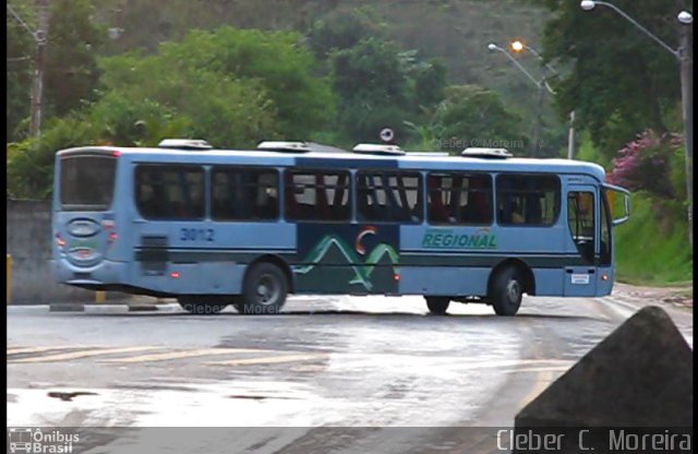 Expresso Regional 3012 na cidade de São Roque, São Paulo, Brasil, por Cleber C.  Moreira. ID da foto: 5796971.