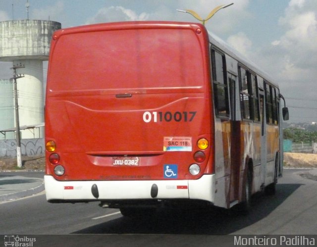 Rondônia Transportes 0110017 na cidade de Manaus, Amazonas, Brasil, por Monteiro Padilha. ID da foto: 5796543.