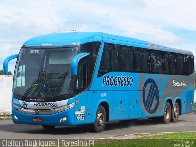 Auto Viação Progresso 6094 na cidade de Teresina, Piauí, Brasil, por Cleiton Rodrigues. Número da foto: #5797594.