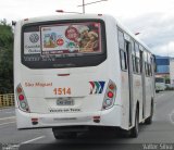 Viação São Miguel 1514 na cidade de Resende, Rio de Janeiro, Brasil, por Valter Silva. Número da foto: #:id.