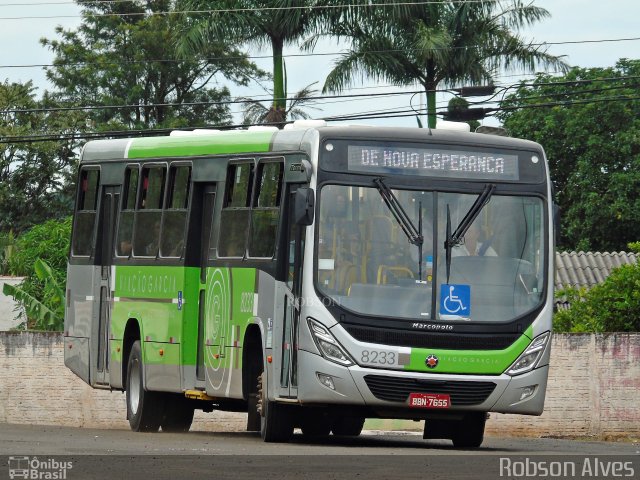Viação Garcia 8233 na cidade de Paranavaí, Paraná, Brasil, por Robson Alves. Número da foto: #5800409.