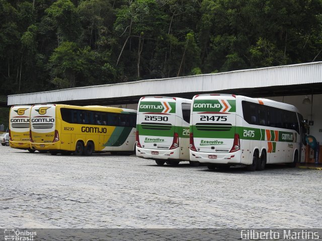 Empresa Gontijo de Transportes 21475 na cidade de Manhuaçu, Minas Gerais, Brasil, por Gilberto Martins. Número da foto: #5799161.
