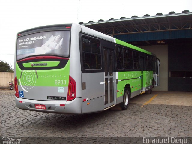 Viação Garcia 8983 na cidade de Apucarana, Paraná, Brasil, por Emanoel Diego.. Número da foto: #5798879.