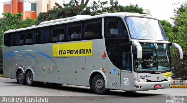 Viação Itapemirim 008 na cidade de São Paulo, São Paulo, Brasil, por Andrey Gustavo. Número da foto: #5799221.