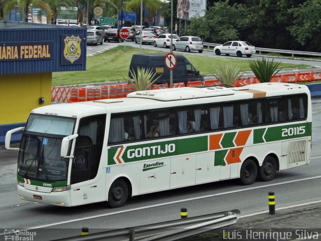 Empresa Gontijo de Transportes 20115 na cidade de Aparecida, São Paulo, Brasil, por Luis Henrique Silva. ID da foto: 5800489.