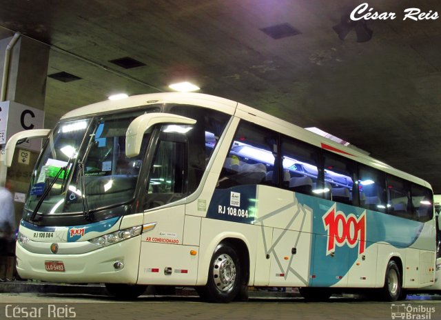 Auto Viação 1001 RJ 108.084 na cidade de Belo Horizonte, Minas Gerais, Brasil, por César Ônibus. Número da foto: #5802250.