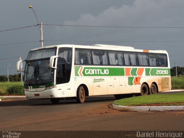 Empresa Gontijo de Transportes 20130 na cidade de Rio Verde, Goiás, Brasil, por Daniel Henrique. ID da foto: 5801746.