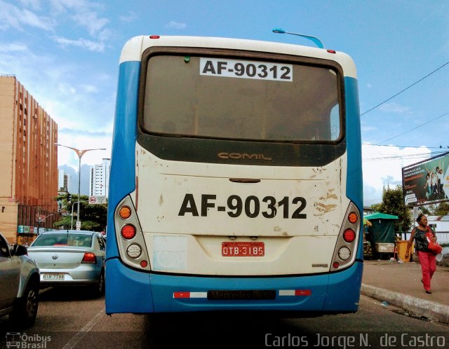 Viação Forte AF-90312 na cidade de Belém, Pará, Brasil, por Carlos Jorge N.  de Castro. Número da foto: #5802285.