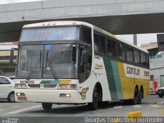 Empresa Gontijo de Transportes 11305 na cidade de Belo Horizonte, Minas Gerais, Brasil, por Douglas Couto Barbalho. ID da foto: 5800563.