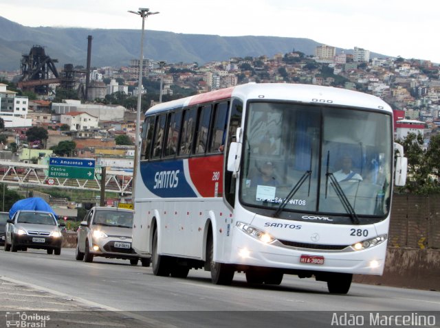 Empresa Santos 280 na cidade de Belo Horizonte, Minas Gerais, Brasil, por Adão Raimundo Marcelino. ID da foto: 5802102.