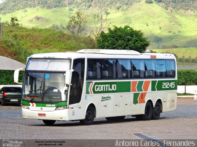 Empresa Gontijo de Transportes 21245 na cidade de João Monlevade, Minas Gerais, Brasil, por Antonio Carlos Fernandes. ID da foto: 5800816.