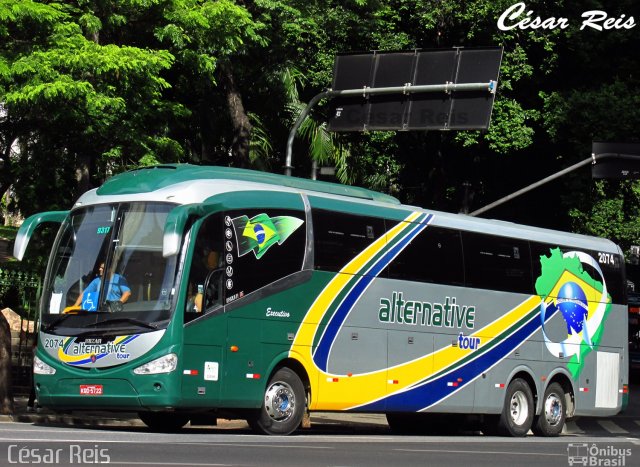 Alternative Tour 2074 na cidade de Belo Horizonte, Minas Gerais, Brasil, por César Ônibus. Número da foto: #5802157.
