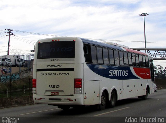 Empresa Santos 420 na cidade de Belo Horizonte, Minas Gerais, Brasil, por Adão Raimundo Marcelino. ID da foto: 5802127.