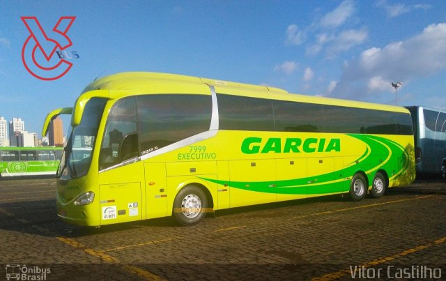 Viação Garcia 7999 na cidade de Londrina, Paraná, Brasil, por Vitor Castilho. ID da foto: 5802511.