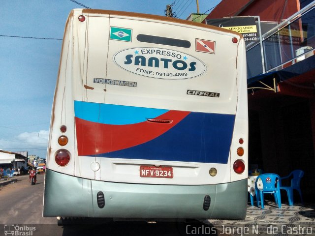 Ônibus Particulares NFV9234 na cidade de Abaetetuba, Pará, Brasil, por Carlos Jorge N.  de Castro. ID da foto: 5802266.