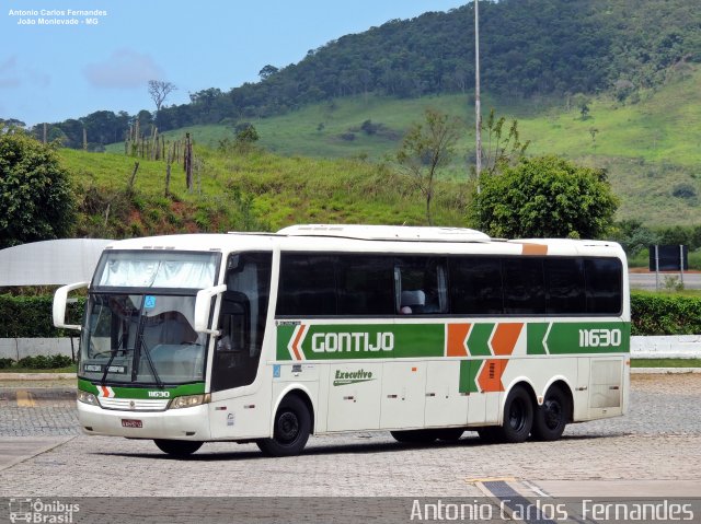 Empresa Gontijo de Transportes 11630 na cidade de João Monlevade, Minas Gerais, Brasil, por Antonio Carlos Fernandes. ID da foto: 5800804.