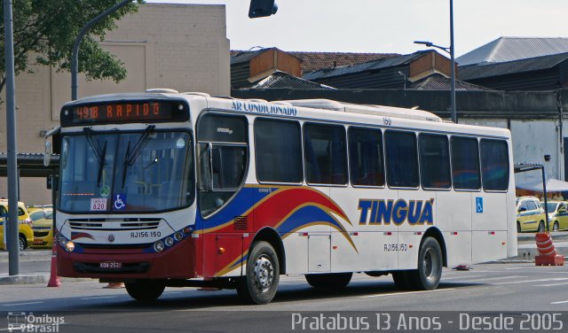 Transportadora Tinguá RJ 156.150 na cidade de Rio de Janeiro, Rio de Janeiro, Brasil, por Cristiano Soares da Silva. Número da foto: #5800827.
