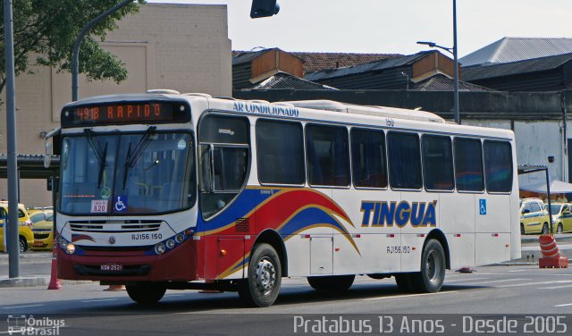 Transportadora Tinguá RJ 156.150 na cidade de Rio de Janeiro, Rio de Janeiro, Brasil, por Cristiano Soares da Silva. ID da foto: 5800827.