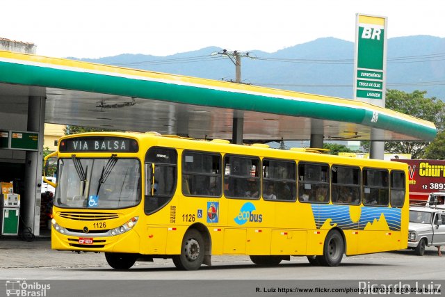 Ecobus 1126 na cidade de São Sebastião, São Paulo, Brasil, por Ricardo Luiz. Número da foto: #5804032.