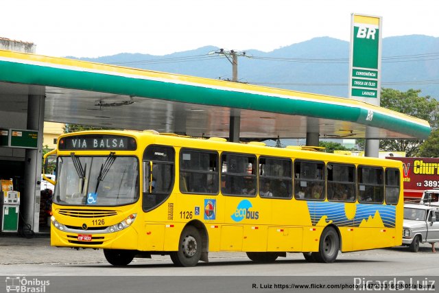 Ecobus 1126 na cidade de São Sebastião, São Paulo, Brasil, por Ricardo Luiz. ID da foto: 5804032.