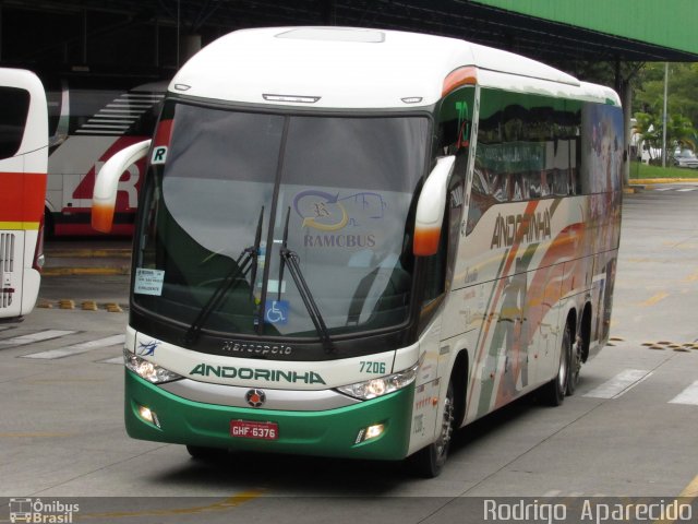 Empresa de Transportes Andorinha 7206 na cidade de São Paulo, São Paulo, Brasil, por Rodrigo  Aparecido. Número da foto: #5805028.