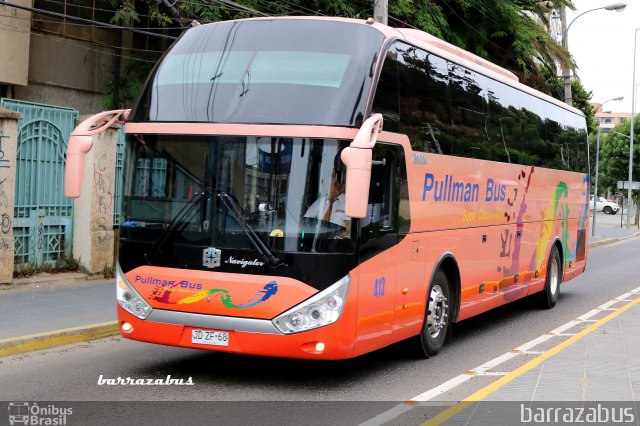 Pullman Bus 413 na cidade de Viña del Mar, Valparaíso, Valparaíso, Chile, por Rodrigo Barraza. ID da foto: 5805354.