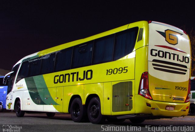 Empresa Gontijo de Transportes 19095 na cidade de Vitória, Espírito Santo, Brasil, por Saimom  Lima. ID da foto: 5804203.